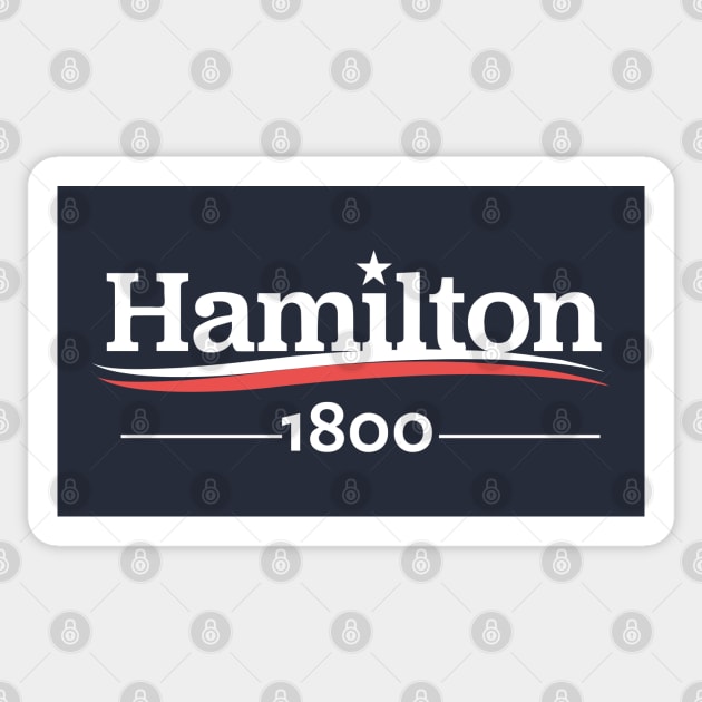 HAMILTON Musical ALEXANDER Hamilton 1800 Burr Election of 1800 Sticker by YellowDogTees